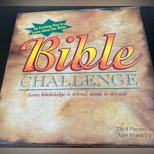 Bible Challenge Board Game - Vintage Style 90s